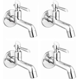 IRIS Croma Brass Chrome Finish Long Body Bib Tap (Pack of 4)-picture-49
