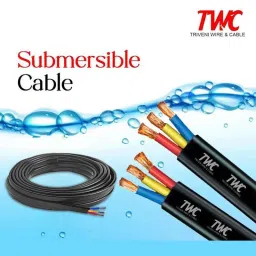 TWC Active 2.5Sqmm 3 Core PVC Flat Submersible Cable, Length: 30 m image 2