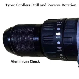 Eastman 800W 13mm 18V Lithium-Ion Battery Navy Blue Cordless Drill Driver, ECID-13 image 4