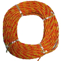 Super GEC 2 Core Aluminium Red &a; Yellow Alloy Flexible Twisted Wire, 14/76, Length: 90 m-picture-41