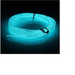 Kozdiko 12V 5m Plastic Ice Blue Cold Roll Car Interior Strip Light for Renault Pulse image 3