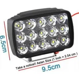 JBRIDERZ Bike 36 Led 120W Heavy Duty Cree Fog Lamp 2 Pcs Set With Switch For Harley Davidson Night Rod image 3