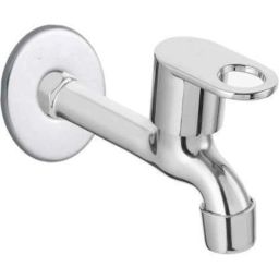 IRIS MAX Brass Chrome Finish Long Body Bib Cock-picture-1