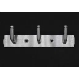 S&a;A Home Decor 3 Leg Stainless Steel Matt Finish Wall Hook, GOLI-MATT (Pack of 8) image 2