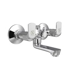 RN 2 inch Brass Chrome 3-in-1 Telephonic Wall Mixer with 15mm Thread Size, RNSOWM0012-picture-12