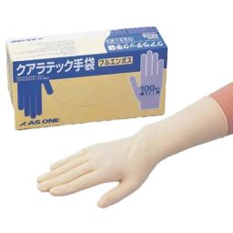 Lab Plus Quaratech Gloves Fully Embossed S Size Latex Powder Free, LP-750 (Pack of 100)-picture-42