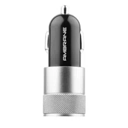 Ambrane ACC-74 12W 2.4A Black &a; Silver Car Charger with Fast Charging-picture-30