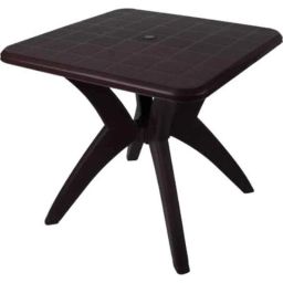 Supreme Dinner Globus Brown Plastic &a; Polypropylene Square Outdoor Table-picture-16