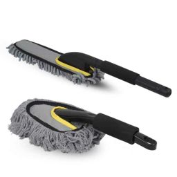 AllExtreme EX2FLD18 2 Pcs Microfiber Car Cleaning Duster &a; Brush Wash Cleaning Kit-picture-19