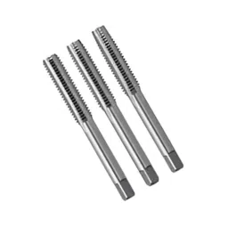 Dolphin 3 Pcs 2 inch HSS UNC Straight Flute Short Hand Tap Set image 3