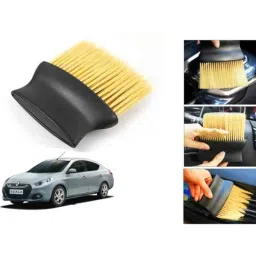 Auto Pearl Nylon Beige Car Dashboard Dust Cleaner Brush for Scala-picture-47
