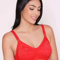 INKURV Women Self Design Full Coverage Non Padded Everyday Bra image 2