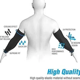 cotson Nylon Arm Sleeve For Men & Women image 2