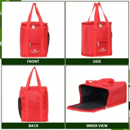 good friend Combo Storage Bag Insulated Lunch Tiffin Bag for Office School Picnic Carry Bag Waterproof Lunch Bag image 5