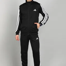adidas Striped Men Track Suit image 1