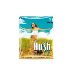 Hush Maxi 9 Pcs 280mm Straight Sanitary Napkins with Wings, H280M-4-7 (Pack of 5)-picture-46