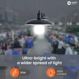 Orient 30W 6500K Cool White B22D LED Bulb image 2