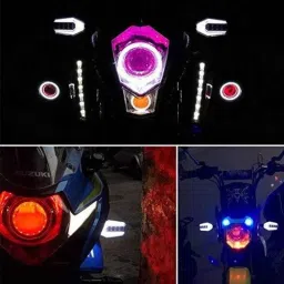JBRIDERZ 4 Pcs U Style White Yellow LED Indicator Set for Suzuki Hayate image 3
