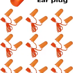 koccido 10 Ear Plug Un-Corded, Extra Soft, Reusable Earbuds Noise Cancellation Ear Plug & Nose Clip-picture-11