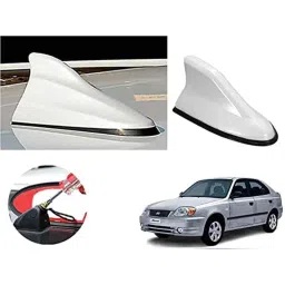 Auto Pearl ABS White Universal Replacement Shark Fin Car Roof Antenna For Hyundai Accent-picture-37