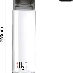 cello by cello H2O 1000 Glass Fridge Water with Plastic Cap|Light weight|Leak proof 920 ml Bottle image 5