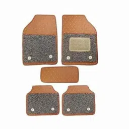 Auto Beast 5 Pcs Faux Leather Tan Universal Premium 7D Luxury Non Slip Car Floor Mat Set for Urban Cruiser-picture-36