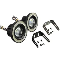 Kozdiko 2 Pcs 15W 3.5 inch High Power White LED Projector COB Fog Light Set with White Angel Eye Ring for Chevrolet Optra, koz_72655-picture-25