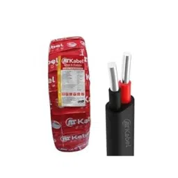 AT Kabel 6 Sqmm 2 Core Aluminium Red &a; Black Twin Flat Service Cable, AT-ASC-6, Length: 90 m-picture-33