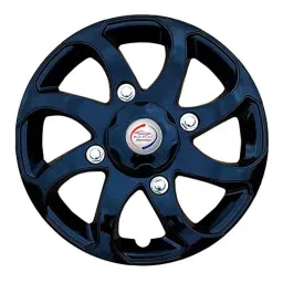 Auto Pearl 4 Pcs 15 inch ABS Black Press Type Car Wheel Cover Set with Retention Ring for Tata Sumo Grande-picture-22