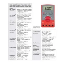 Meco 666TRMS Digital Multimeter image 2