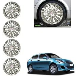 Auto Pearl 4 Pcs 14 inch ABS Silver Wheel Cover Set for Maruti Suzuki Swift Dzire Type-2-picture-20