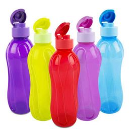 Cello Aqua Flip 1000ml Assorted Polypropylene Water Bottle (Pack of 5)-picture-19