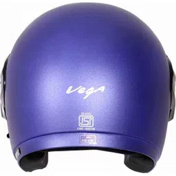 Vega Cruiser WP Dull Blue Half Face Motorbike Helmet, Size (Medium, 580 mm) image 3