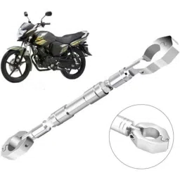 Auto Pearl Aluminium Multicolour Motorcycle Handlebar Middle Rod for SalutoBS6-picture-22