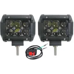 jbriderz JBRIDERZBike 6 Led 18W, 2 Pcs Set Cree Fog Light With Switch For Honda Cbtwister New-picture-22