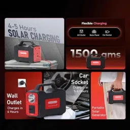 SR Portables Thia 130Wh Lithium Battery Power Station Generator for Outdoor Camping image 3