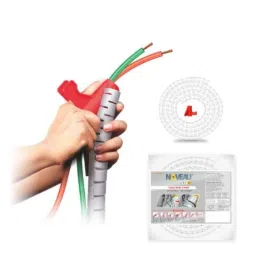 Noveau Safe-T-1ST 34mm 1.5mm Virgin HDPE Transparent Cable Zipper, NSFZ34TP0105 (Pack of 2)-picture-47