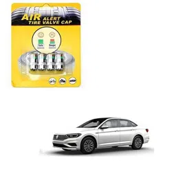 Kozdiko 4 Pcs Iron Air Pressure Alert Car Tyre Valve Caps Set for Volkswagen Jetta 2015-Present-picture-25