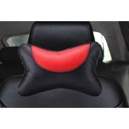 Kozdiko 2 Pcs Memory Foam Black &a; Red Neck Rest Cushion Pillow Set for Chevrolet Spark, 326701 image 2