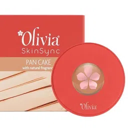 olivia Waterproof Pan Cake Oil Control Full Coverage Compact - 25 Creamy Beige Compact-picture-23