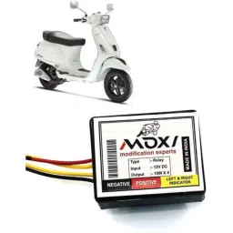 Auto Pearl 12V Black Front &a; Rear Flasher Indicator Light with Switch for MT 15 New-picture-19