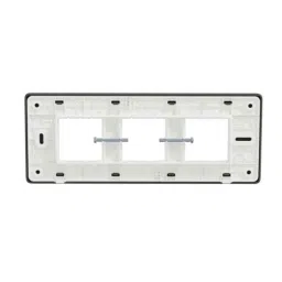 Schneider Electric Miluz Lara 6 Module Polycarbonate Anthracite Grid Cover Frame image 4