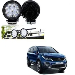 Kozdiko 2 Pcs 27W 4 inch 9 LED Waterproof Round White Fog Light Set with Mounting Brackets for Tata Hexa, kozd_19993-picture-44
