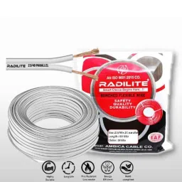 Radilite 23/40 White Two Core Parallel Flat Copper Wire, RAD019, Length: 90 m-picture-25