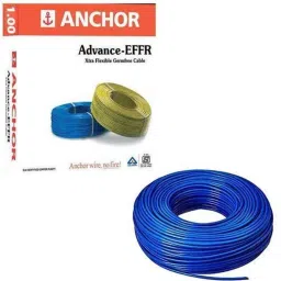 Anchor 1.5 Sqmm Blue EFFR Project Coil Flexible Cable, P-96183, Length: 200 m-picture-17
