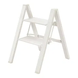 Corvids 150kg 2 Steps Aluminum White Foldable Ladder with Wide Anti-Slip Pedal, CASL-02W-picture-44