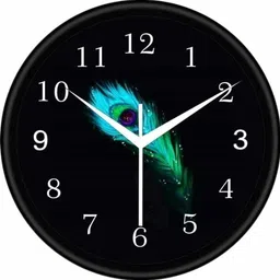 Analog 10 cm X 25 cm Wall Clock-image-1