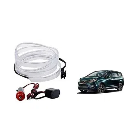 Kozdiko 12V 5m Plastic Ice Blue Cold Roll Car Interior Strip Light for Mahindra Marazzo-picture-18