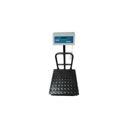 Equinox 200kg Mild Steel Black Platform Weighing Scale with 20g Accuracy &a; Green Display, BS400MS image 3