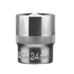 Durelo 16mm 1/2 inch Chrome Vanadium Steel Bi-Hexagonal Polished Square Drive Socket-picture-17
